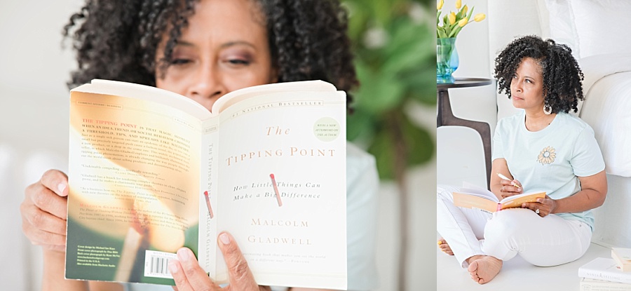 The Turning Point Malcome Gladwell, Atlanta Branding Photographer, light and airy branding photos